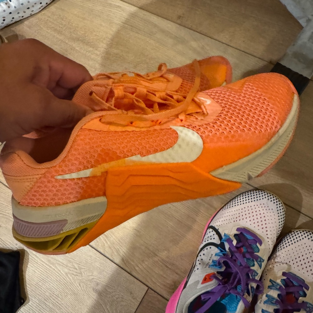 Nike Orange Athletic Shoes